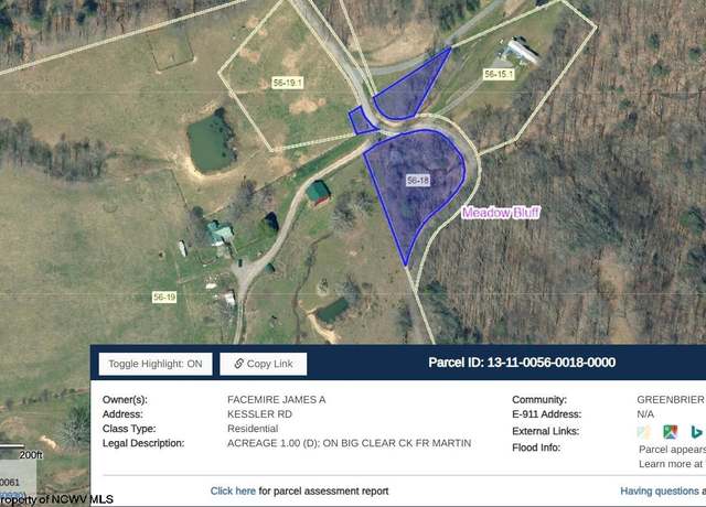 Property at TBD Kessler, Rupert, WV 25984