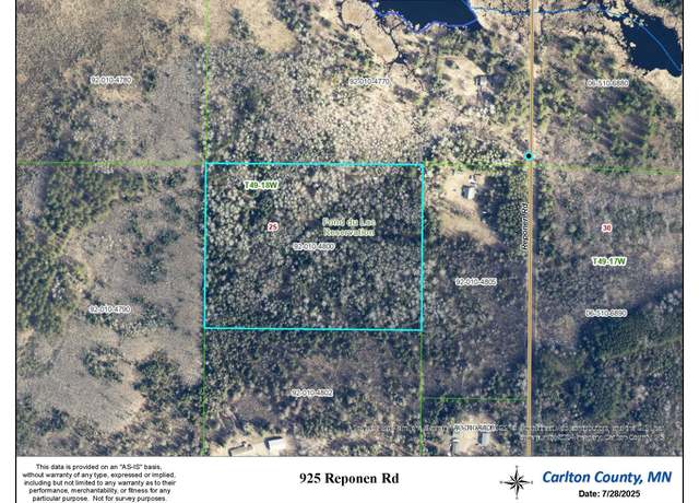 Property at 925 Reponen Rd, Cloquet, MN 55720