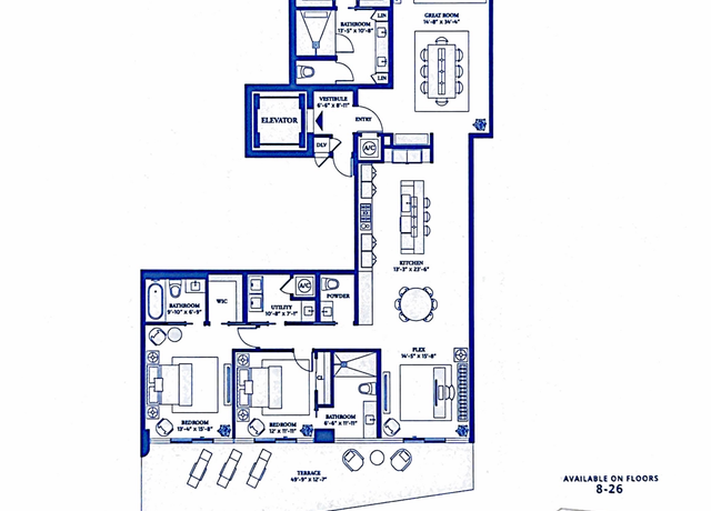 Property at 550 S Australian Ave #1705, West Palm Beach, FL 33401, 3 beds, 4.5 baths