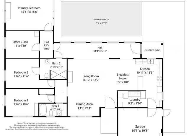Property at 8045 W Lake Dr, West Palm Beach, FL 33406, 4 beds, 3 baths