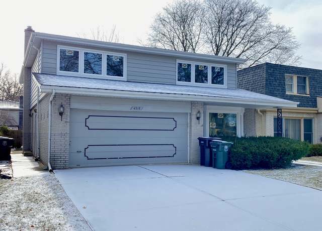 Property at 4915 Farwell Ave, Skokie, IL 60077, 4 beds, 3 baths