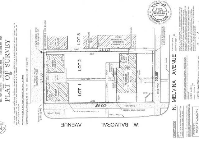 Property at 5359 N Melvina (lot 2) Ave, Chicago, IL 60630