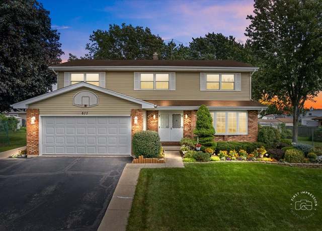 Property at 877 Malibu Ct, Carol Stream, IL 60188, 4 beds, 2.5 baths