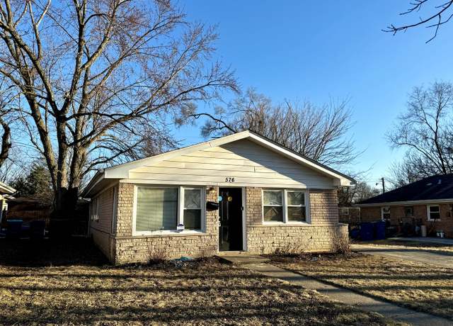 Property at 576 Shelly Ln, Chicago Heights, IL 60411, 3 beds, 1 bath