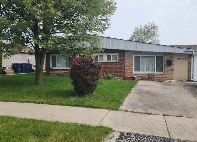 Property at 7826 W 98th Pl, Hickory Hills, IL 60457, 4 beds, 1.5 baths