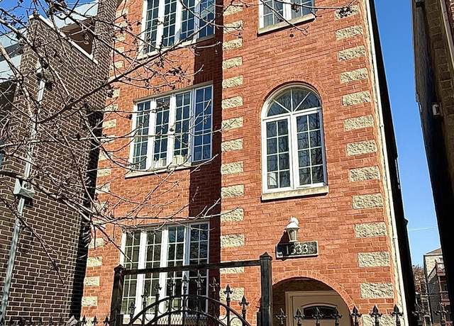 Property at 1333 N Bosworth Ave #3, Chicago, IL 60642, 2 beds, 1 bath