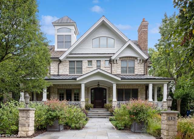 Property at 119 N Lincoln Ave, Hinsdale, IL 60521, 6 beds, 7.5 baths