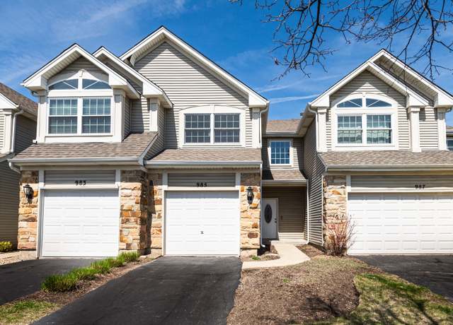 Property at 985 Viewpoint Dr #985, Lake In The Hills, IL 60156, 2 beds, 1.5 baths
