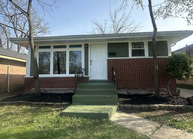 Property at 580 W 16th St, Chicago Heights, IL 60411, 3 beds, 1 bath