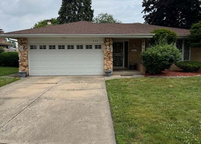 Property at 636 E 173rd St, South Holland, IL 60473, 3 beds, 2 baths