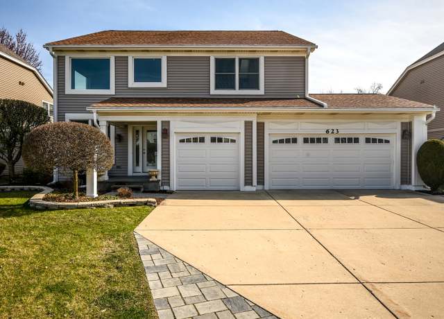 Property at 623 E Thornhill Ln, Palatine, IL 60074, 4 beds, 3 baths