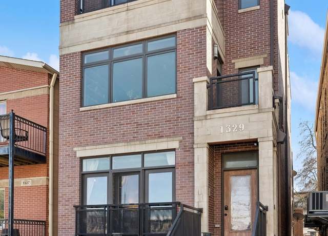Property at 1329 W Walton St #1, Chicago, IL 60642, 4 beds, 3 baths