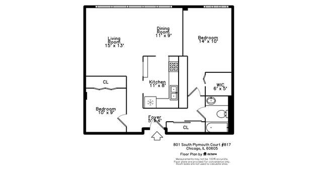 Photo of 801 S Plymouth Ct #817, Chicago, IL 60605