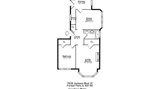 Photo of 7639 W Jackson Blvd Unit 1E, Forest Park, IL 60130
