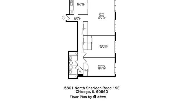 Photo of 5801 N Sheridan Rd Unit 19E, Chicago, IL 60660