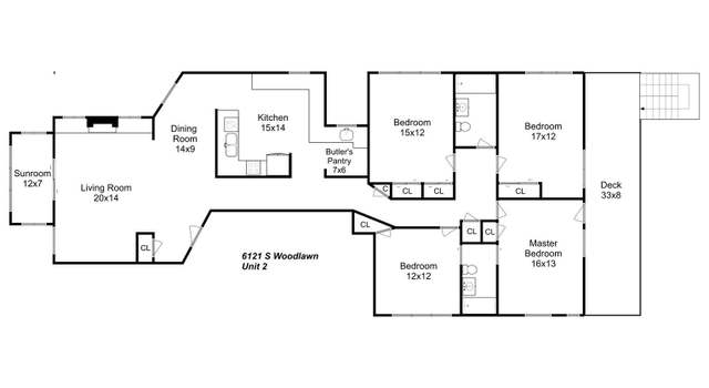 Photo of 6121 S Woodlawn Ave #2, Chicago, IL 60637