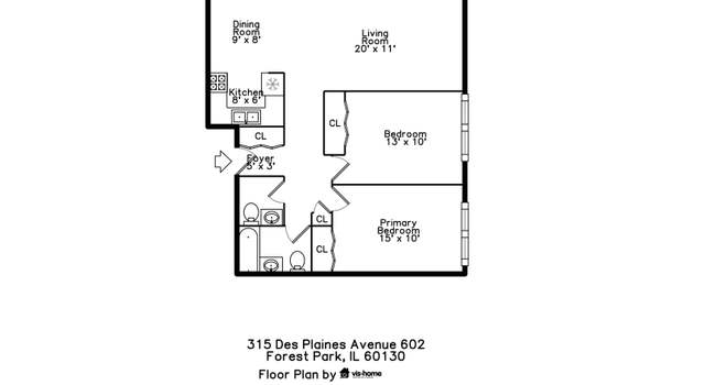 Photo of 315 Des Plaines Ave N #602, Forest Park, IL 60130
