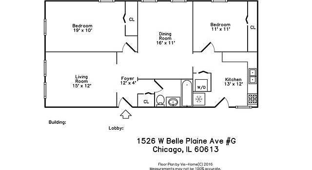 Photo of 1526 W Belle Plaine Ave Unit G, Chicago, IL 60613
