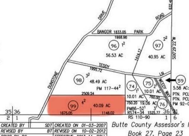 Property at 0 Dunstone, Oroville, CA 95966