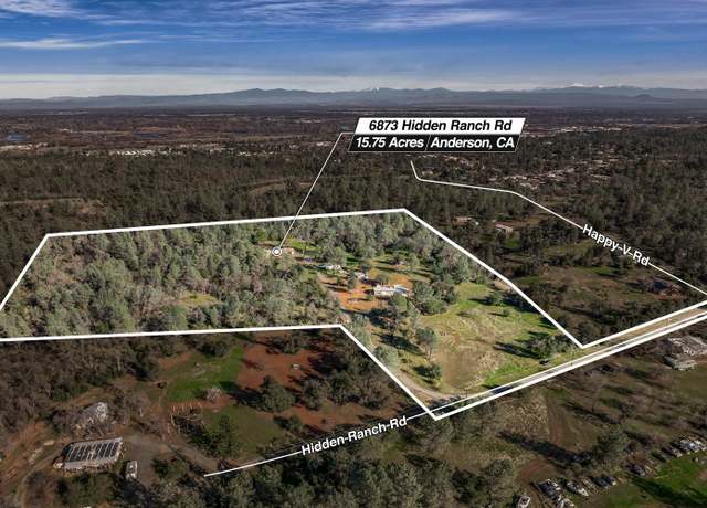 Property at 6873 Hidden Ranch Rd, Anderson, CA 96007, 5 beds, 3 baths