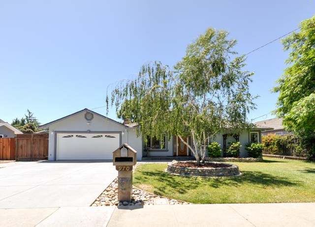 Property at 970 W Hedegard Ave, Campbell, CA 95008, 4 beds, 3.5 baths