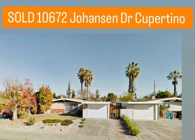 Property at 10672 Johansen Dr, Cupertino, CA 95014, 3 beds, 1 bath