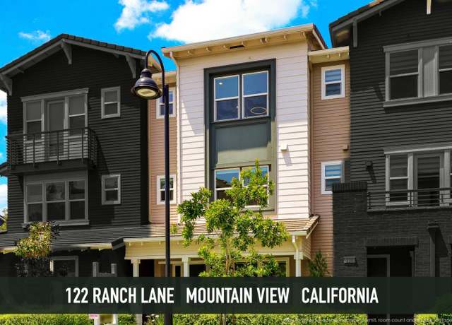Property at 122 Ranch Ln, Mountain View, CA 94040, 3 beds, 3.5 baths