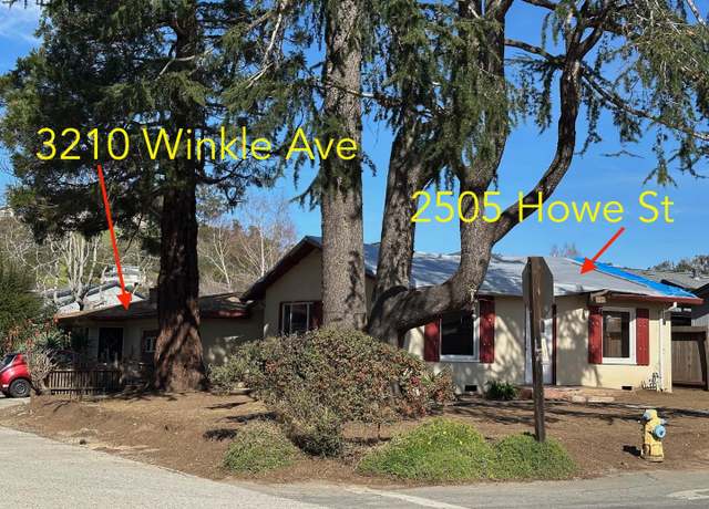Property at 2505 Howe St, Santa Cruz, CA 95065, 2 beds, 1 bath