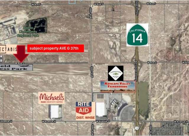 Property at 0 Avenue G & Great Western St, Lancaster, CA 93536