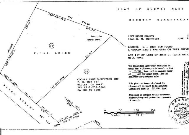 Property at 0 Wayne St, Louisville, GA 30434