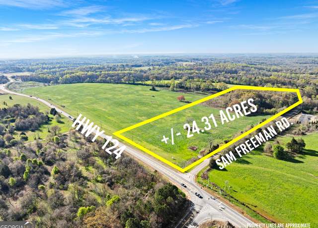 Property at 0 Hwy 124 W And Sam Freeman Rd, Hoschton, GA 30548