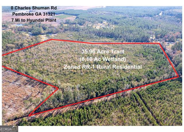 Property at 0 Charles Shuman Rd, Pembroke, GA 31321