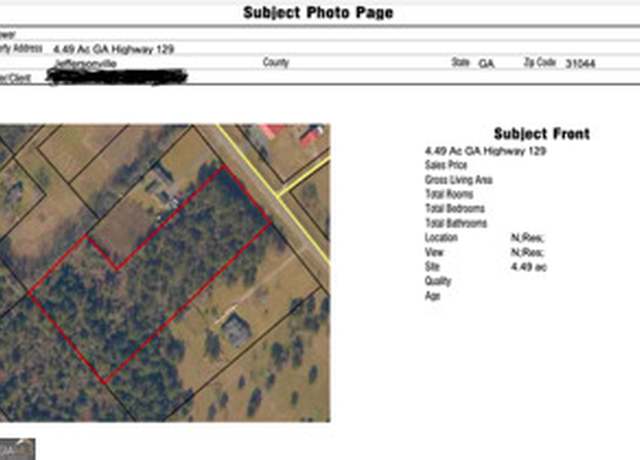 Property at HWY 129 Highway 129, Jeffersonville, GA 31044