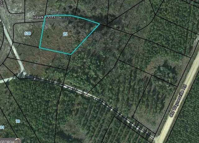 Property at LOT 25 Hawks Way, Waynesville, GA 31566