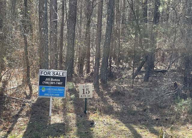 Property at LOT 15 Blackberry Bnd, Elberton, GA 30635