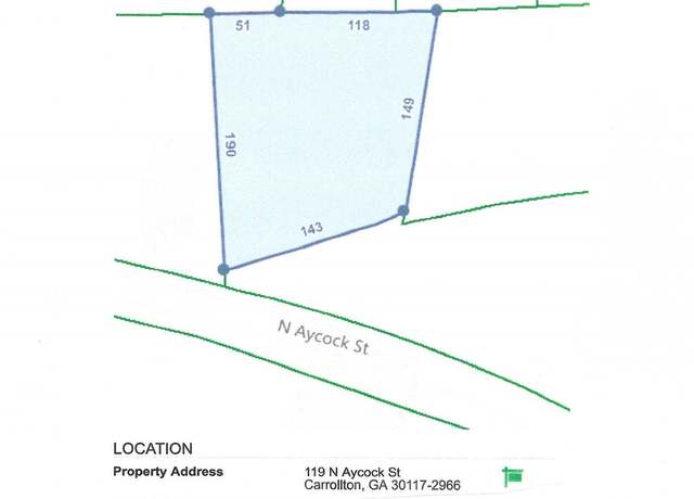 Property at 119 N Aycock St, Carrollton, GA 30117