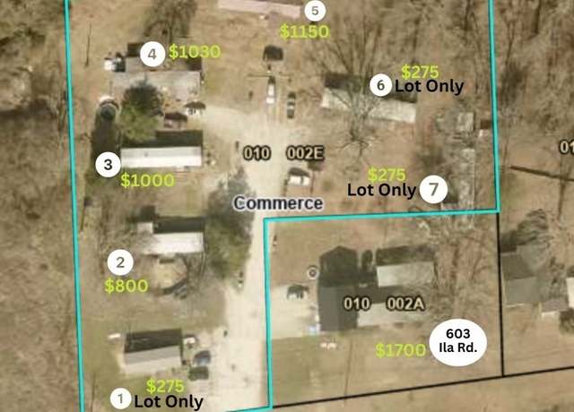 Property at 581/603 Ila Rd, Commerce, GA 30529, 12 beds, 6 baths