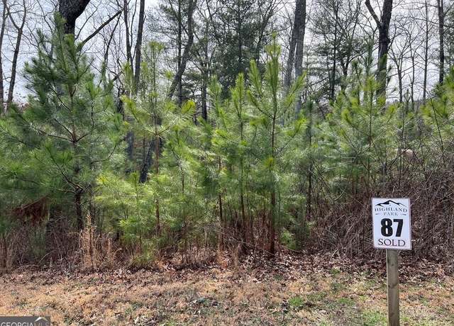 Property at LOT 87 High Point Trl, Blairsville, GA 30512