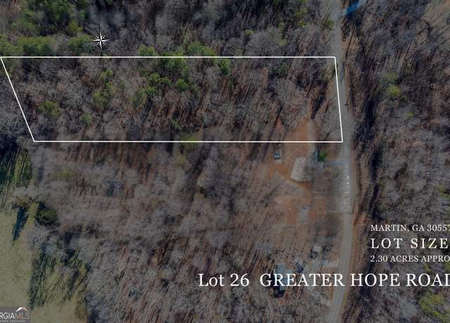 Property at LOT 26 Greater Hope Rd, Martin, GA 30557