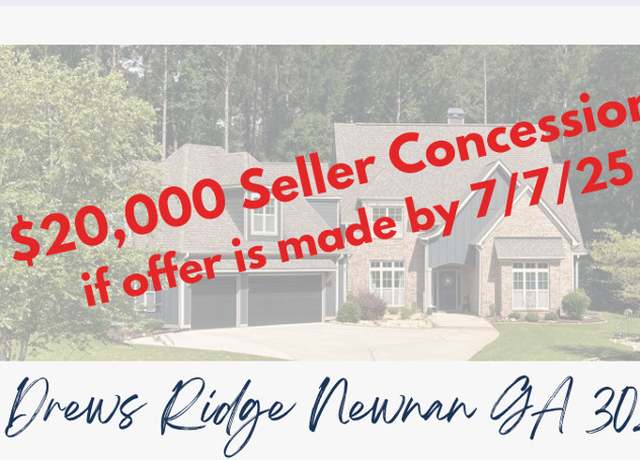 Property at 201 Drews Ridge Dr, Newnan, GA 30263, 4 beds, 4 baths