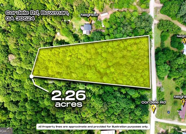 Property at 0 Cordell Rd, Bowman, GA 30624