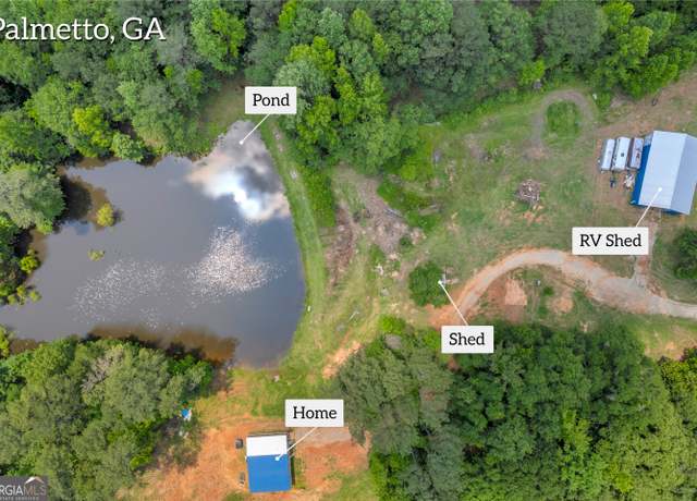 Property at 6160 Campbellton Redwine Rd, Chattahoochee Hills, GA 30268, 2 beds, 1 bath
