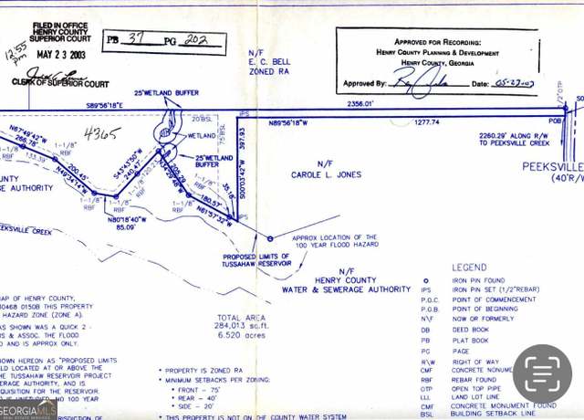 Property at 6.47 ACRES Peeksville Rd, Mcdonough, GA 30252