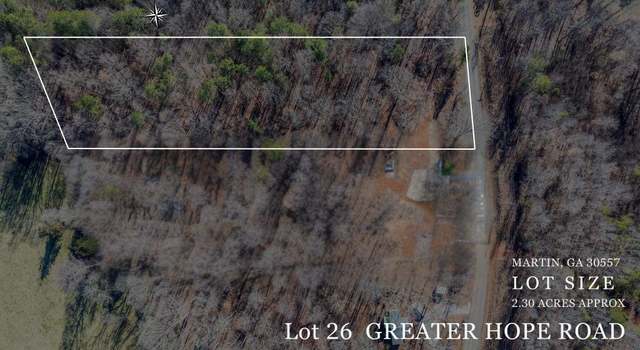Photo of LOT 26 Greater Hope Rd, Martin, GA 30557