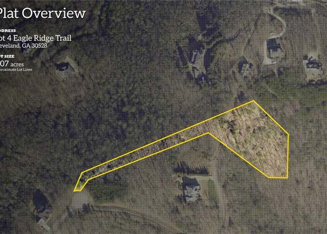 Property at 0 Eagle Ridge Trl, Cleveland, GA 30528