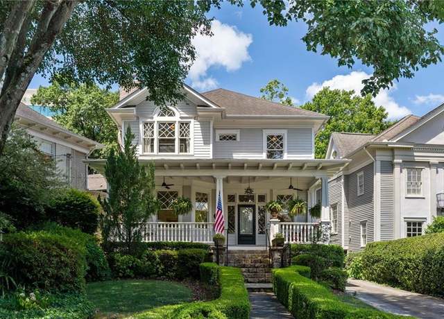 Property at 34 Peachtree Cir NE, Atlanta, GA 30309, 5 beds, 5.5 baths