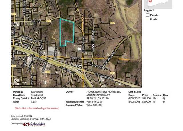 Property at 151 W Mill St, Tallapoosa, GA 30176