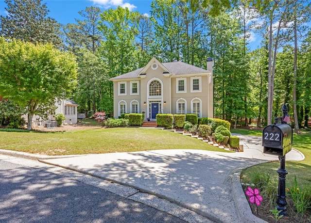 Property at 222 Mossy Pl, Alpharetta, GA 30005, 5 beds, 3.5 baths