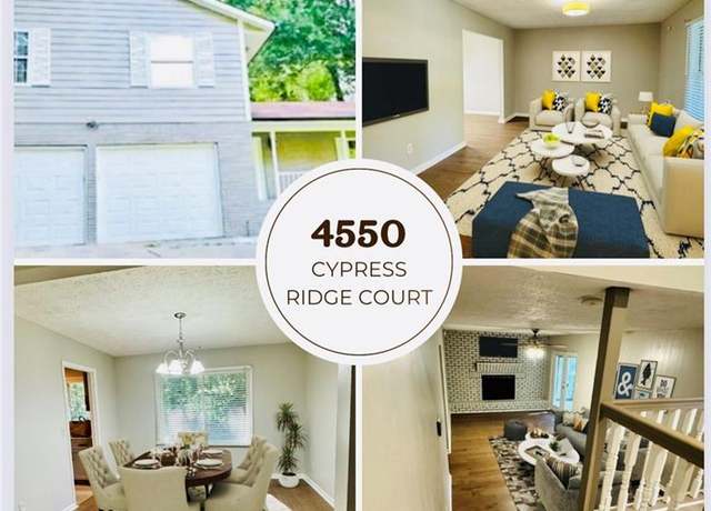 Property at 4550 Cypress Ridge Ct, Stone Mountain, GA 30083, 4 beds, 2.5 baths
