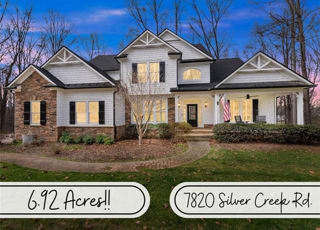 Property at 7820 Silver Creek Rd, Dawsonville, GA 30534, 6 beds, 6 baths